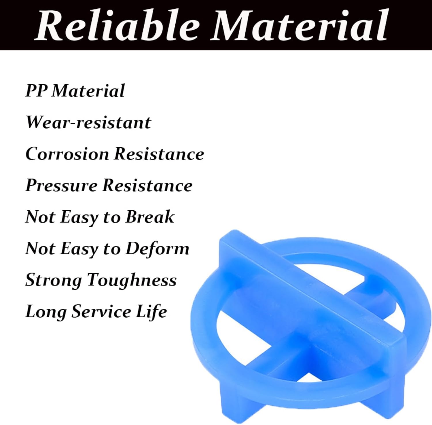 100 pcs Système de nivellement de carrelage en croix de 3 mm, outils de nivellement pour installation et alignement au sol - Bleu - 3