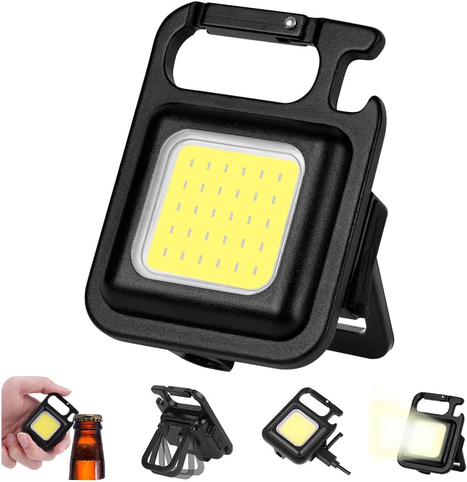 Mini porte clés de lampe de poche Set de 2, lampe de contrôle