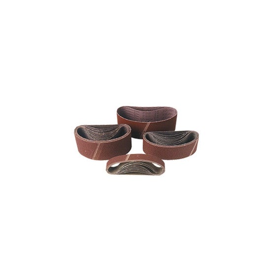 Lot de 6 bandes abrasives en carbure de silicium pour ponceuse à bande