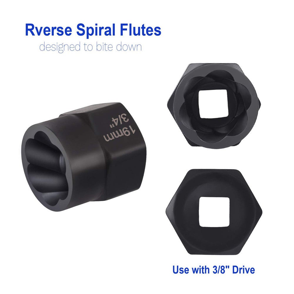 14 pièces Outil de retrait de mauvais écrou de vis antivol coulissante - 2