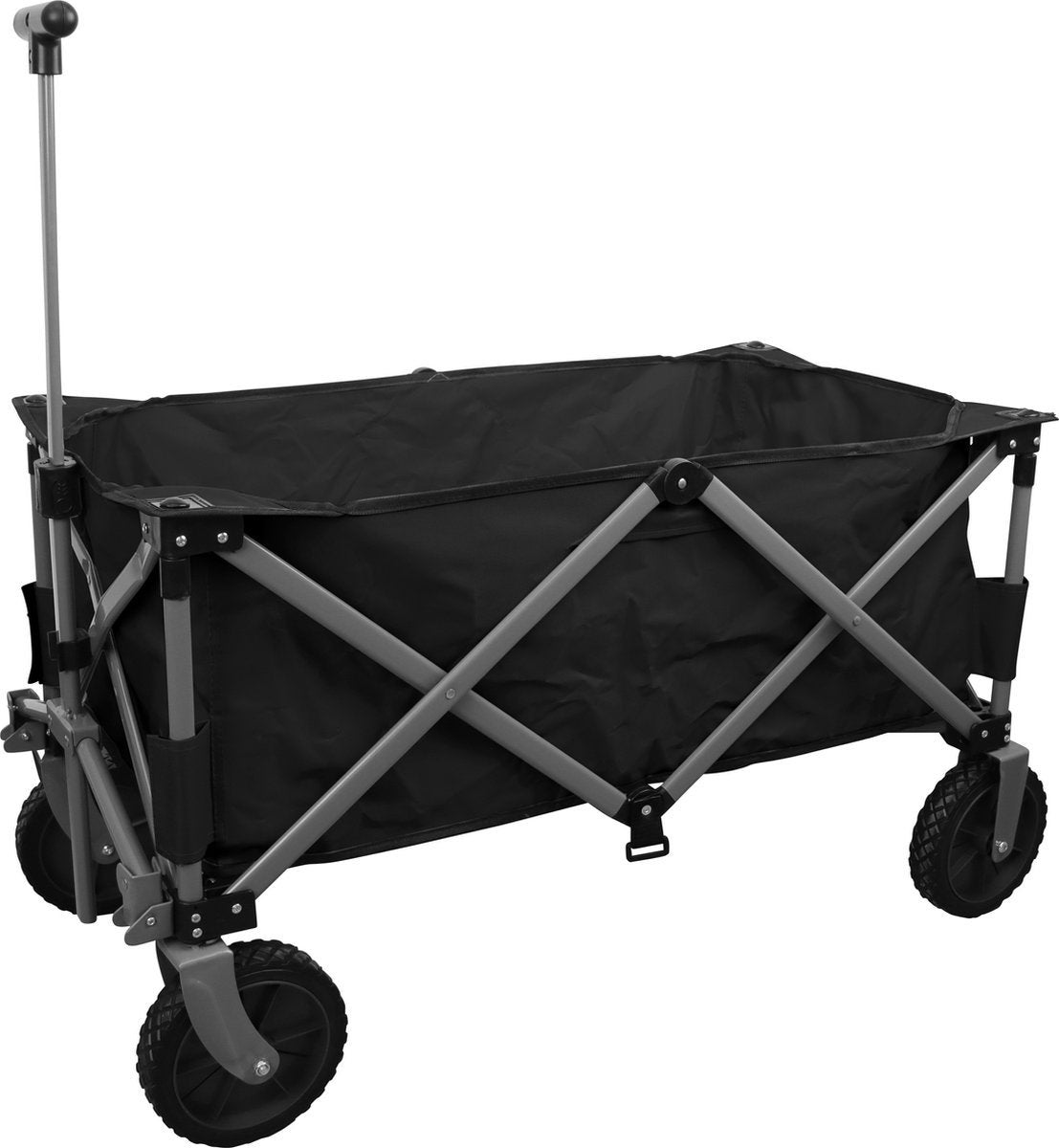 Chariot De Transport Pliable 100L Sillar - 80kg Charge - 4 Roues Bleu - Neuf Sous Emballage
