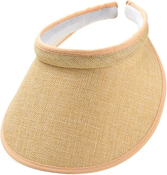 Sportowy kapelusz przeciwsłoneczny — len — unisex — rozmiar dziecięcy (48-52 cm) — khaki