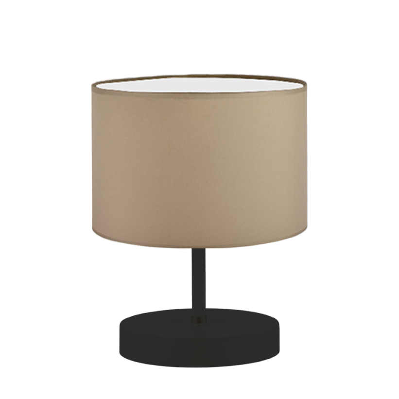 Lampka nocna na biurko lampa biurkowa LED z abażurem walec PICOLO