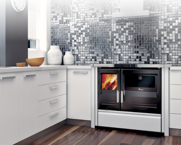 Lacunza  Bricosol, Cocina Cerrada Modelo Etna 7T Sv (Encimera En Vitrocerámica) Burdeos , Leroy Merlin