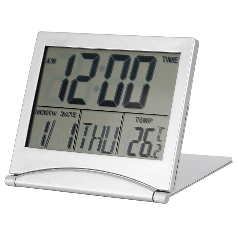 qokeeu Haut-parleur horloge | Alarme audio numérique intelligente, haut-parleur horloge sans fil – pour la maison, le bureau, le chevet, le salon, le dortoir, l'hôtel