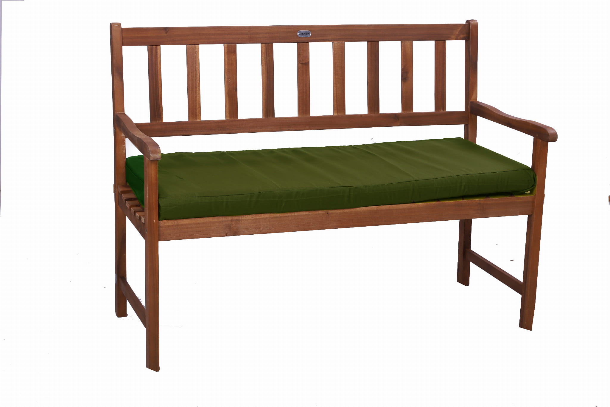 Poduszka ogrodowa na ławkę 160x60x7cm poduszka na meble ogrodowe zielona, poduszka na balkon taras, poducha ogrodowa na ławkę