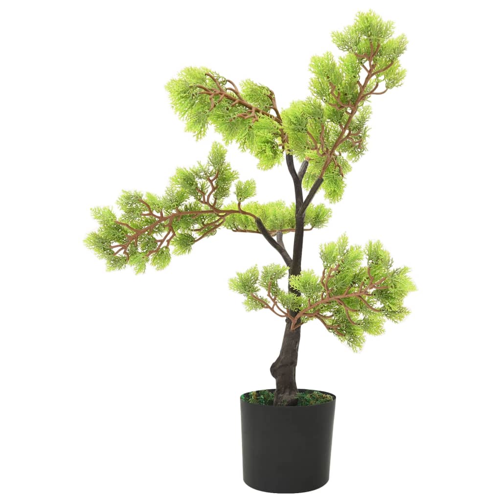 Bonsai cipreste artificial com vaso 60 cm verde - COMFORTXL - 3