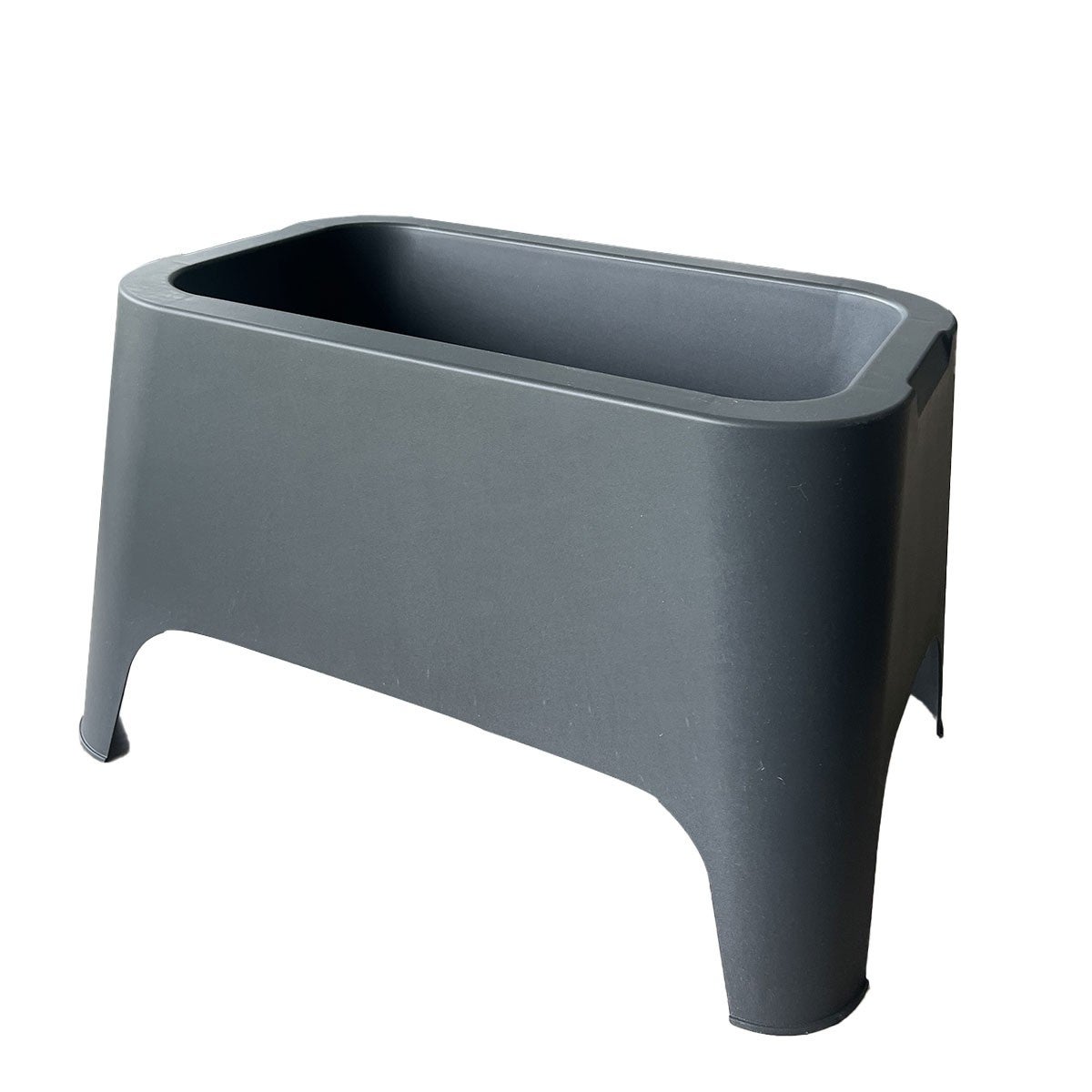 Tavolino in Resina da Esterno-Giardino Portaoggetti Petra Antracite - 7