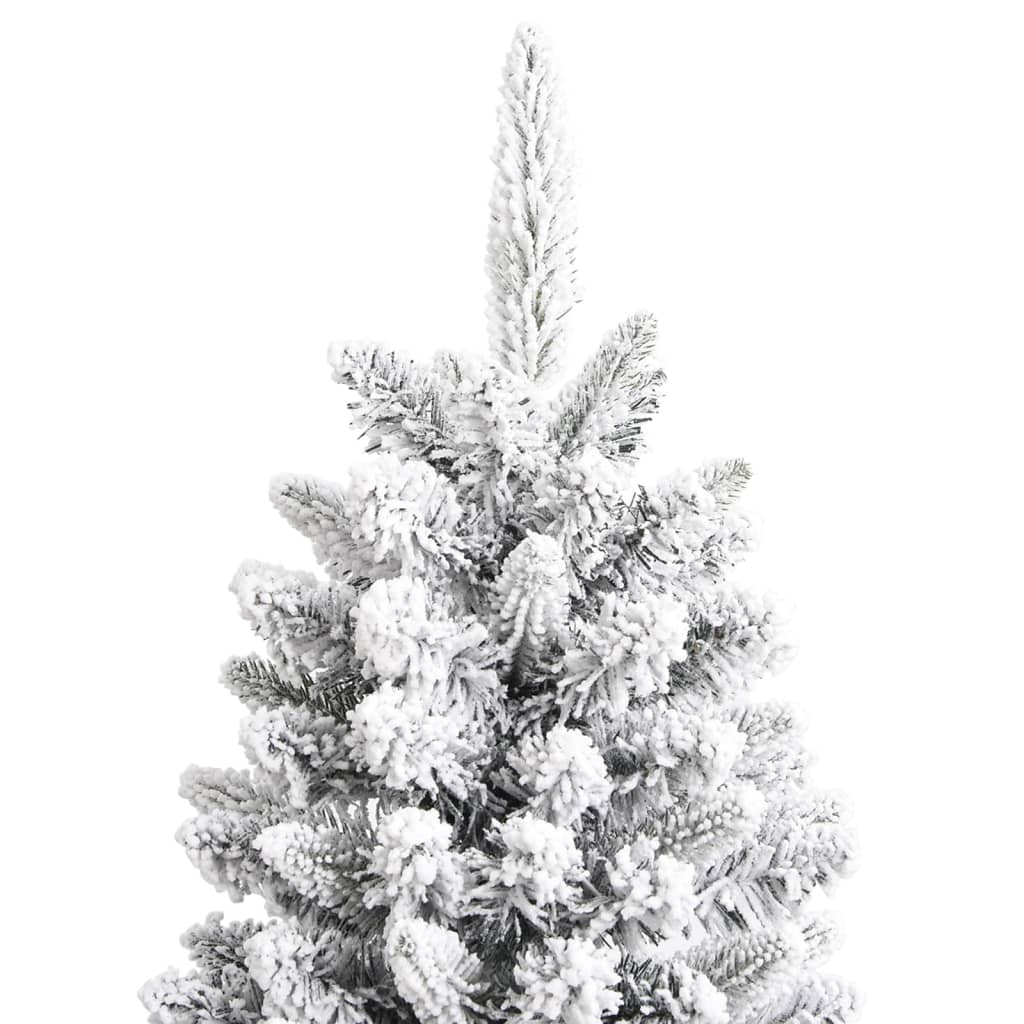 Árvore de Natal | Árvore de festas artificial com neve PVC & PE 210 cm CFW563842 - 3