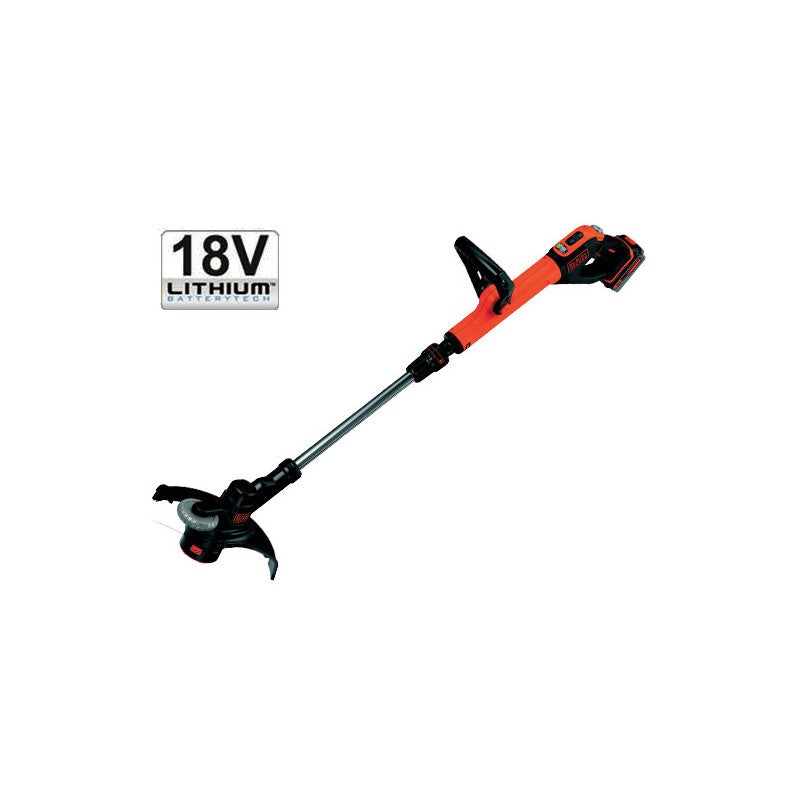 Black and Decker Cortabordes PowerCommand EasyFeed STC1840EPC-QW con una batería 18V 4Ah Litio 30cm
