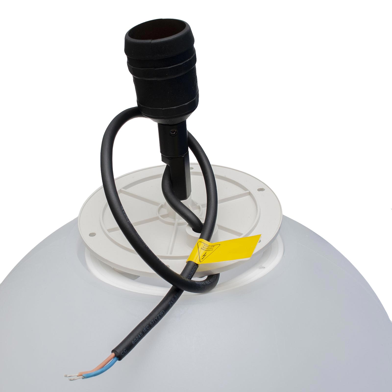 Candeeiro de pé decorativo LED esfera luminosa E27 bola luminosa IP65 decoração jardim relvado sala evento piscina 30CM SEM LÂMPADA - 6