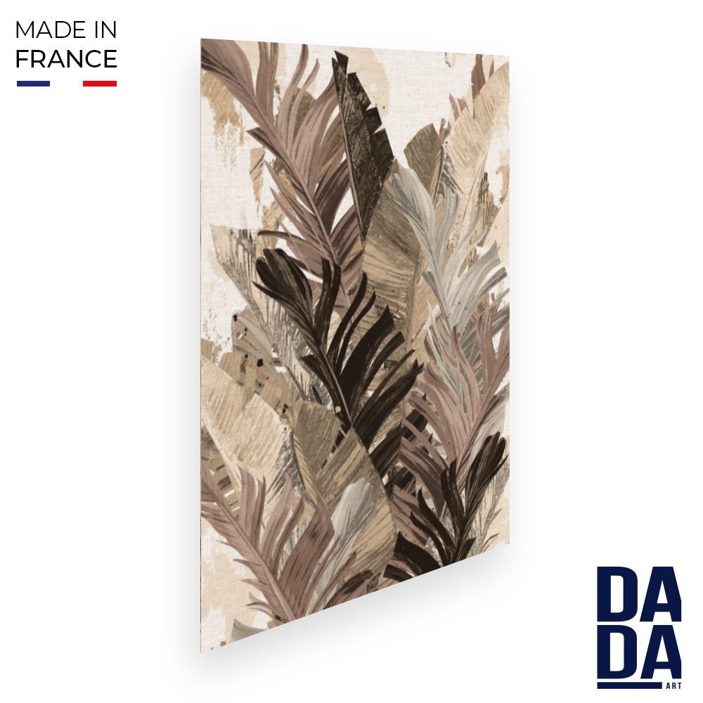 Affiche Feuilles exotiques élégantes