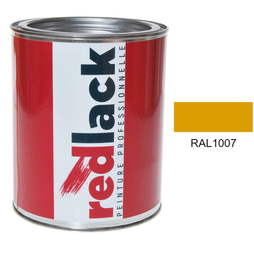 Color Ral 1007 Pintura Amarillo Narciso RAL 1007 Satinado multisoporte 1L Rojizo ...