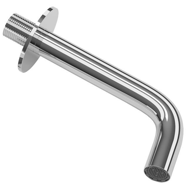 GRUPPO RUBINETTO LAVELLO A MURO CON CANNA ALTA RAMATO - RAME - Foto 9