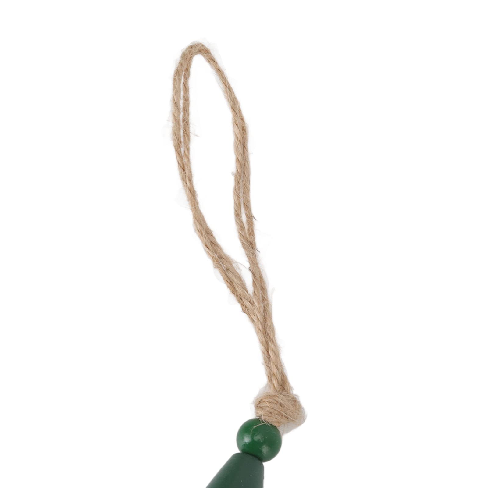 5 peças de contas de madeira de natal, contas de madeira de artesanato de natal de 7,1 polegadas, artesanato de natal - 9