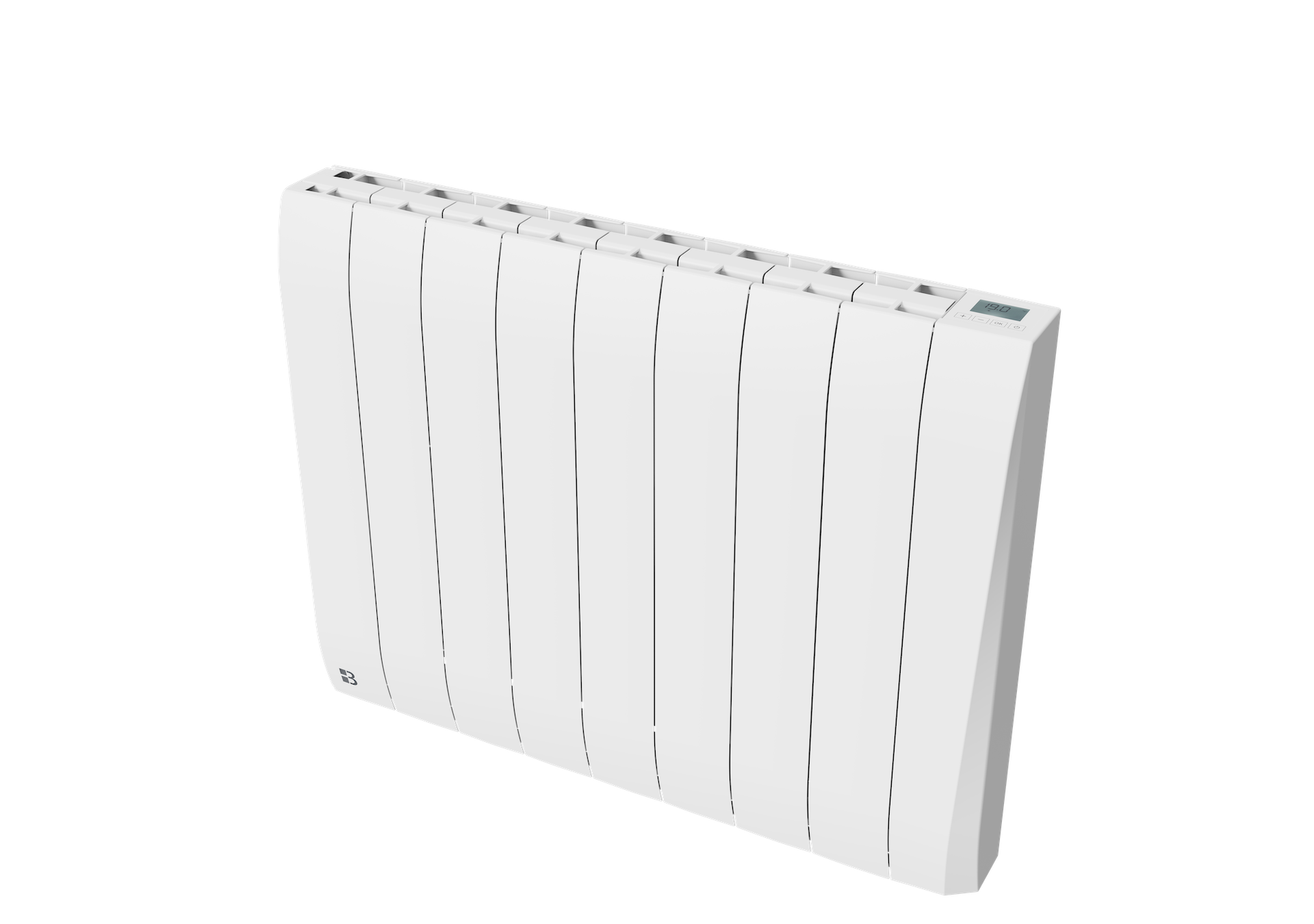 Radiatore elettrico fisso a inerzia secca in ceramica 2000W Bestherm ...