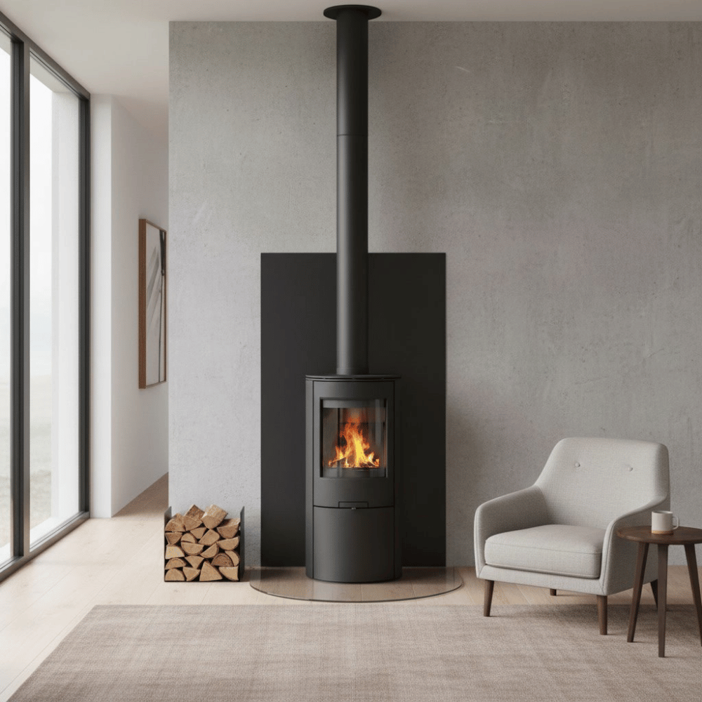 Plaque de protection murale noire en acier isolant Torvak l.80 x H.117 cm Edilinox - 3