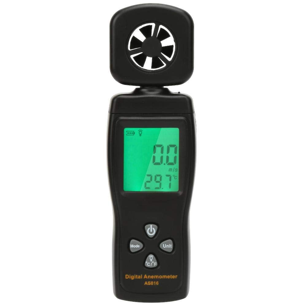 Tester przepływu powietrza i prędkości wiatru, SMART SENSOR AS816 0.3-30m/s Mini Anemometr Cyfrowy