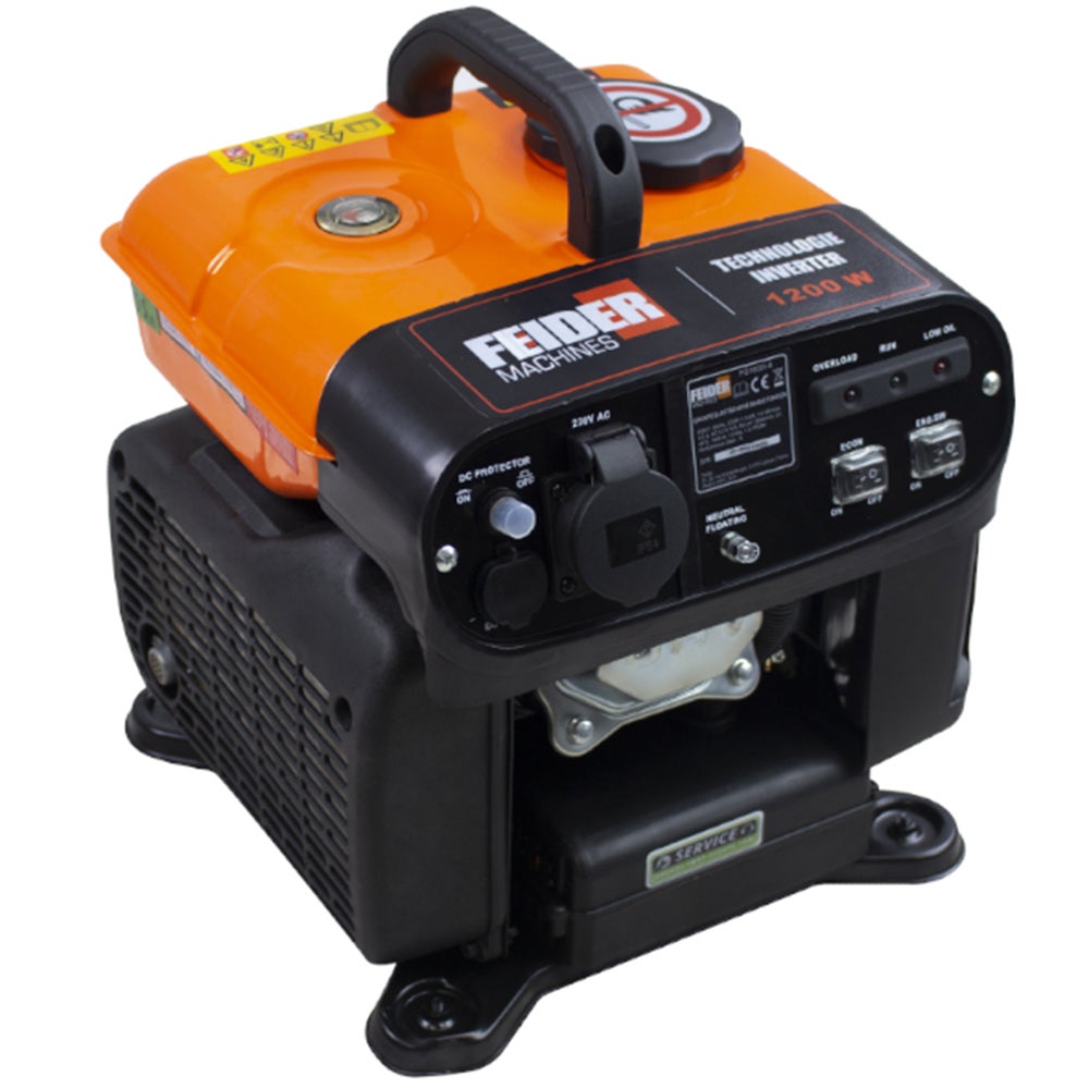 Groupe électrogène essence Inverter 1200 W - démarrage manuel avec lanceur - 5