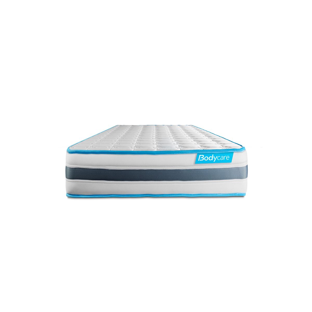 Ensemble matelas 90 x 200 cm Bodyzone - Ressorts ensachés - Ep : 24 cm - Ferme - sommier Blanc - 2