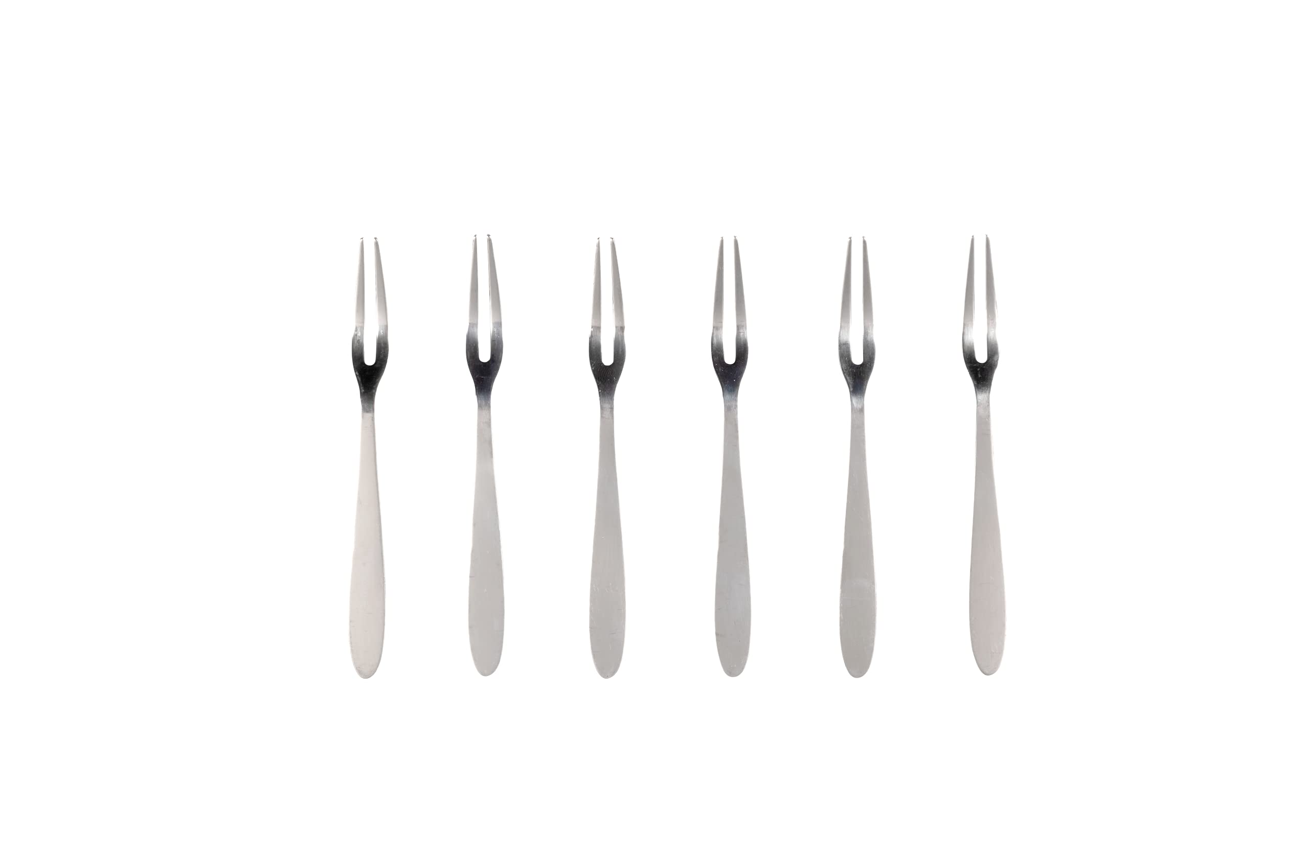 Set 6 Forchettine Per Pesce E Lumache Fackelmann | Acciaio Inox 12.5 Cm, Manico In Legno - Foto 6