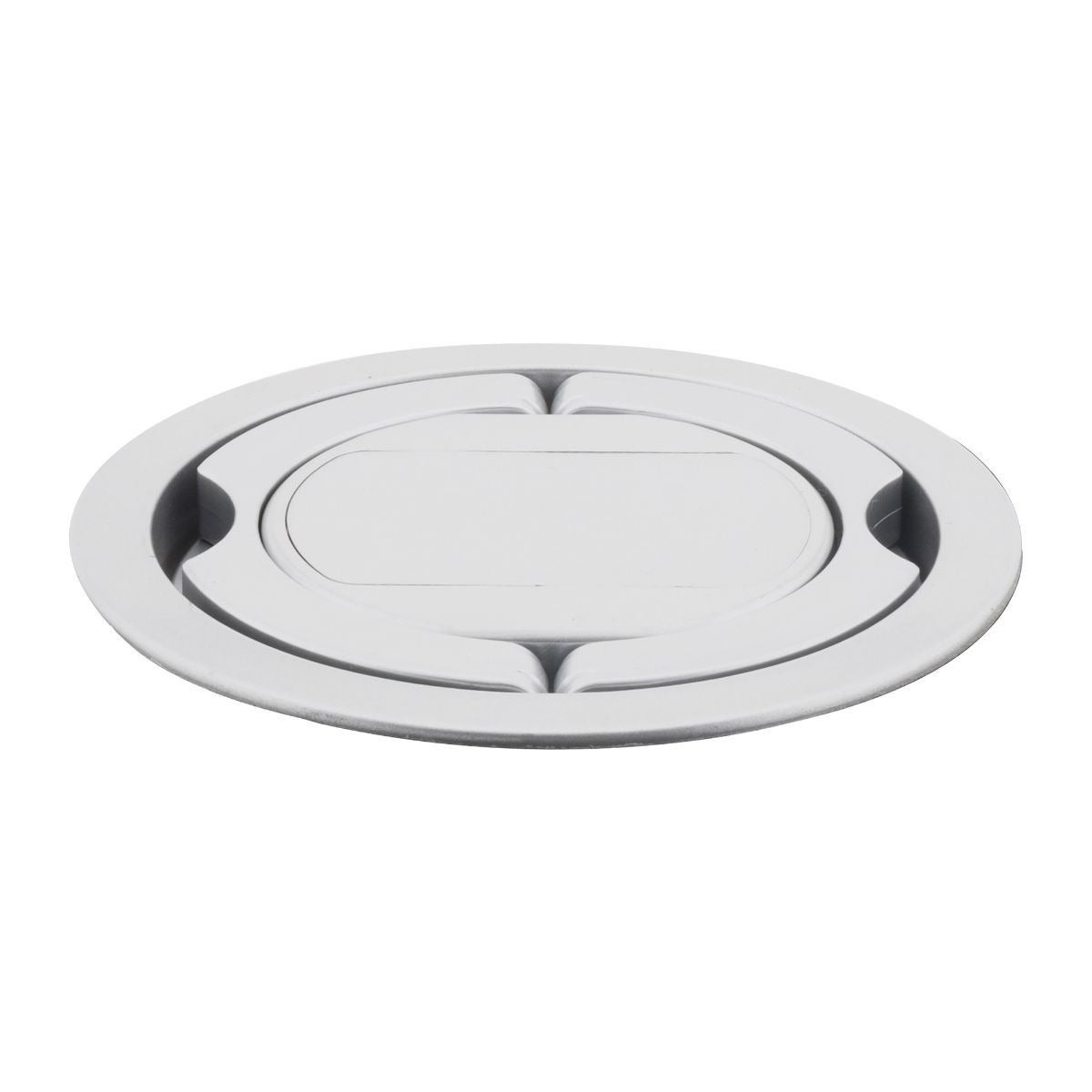 Multiprise encastrable cuisine 3 prises Schuko 16A - Gris - Otio - 4