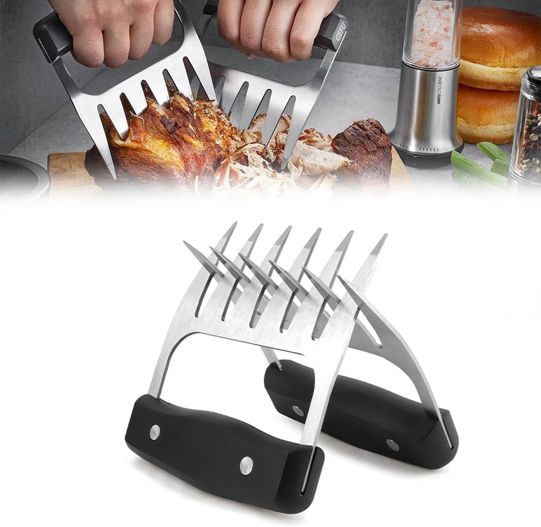 Oryginalny prezent na grilla dla mężczyzn i kobiet, szczypce do szarpania na imprezy grillowe, szczypce do mięsa na prezent dla mężczyzn, akcesoria do