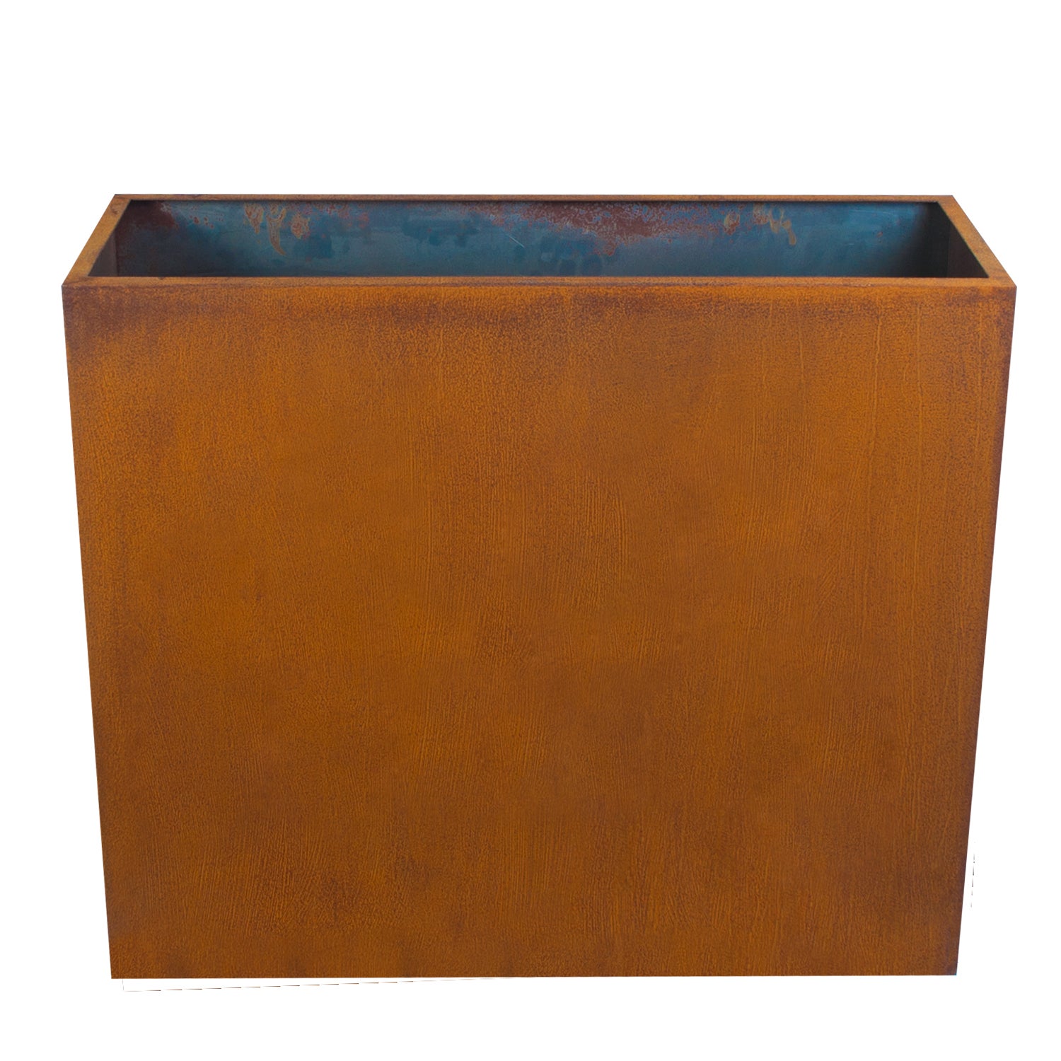 Köhko® Parterre surélevé design Acier Corten Viva 95 x 35 x 80 cm | bac à plantes brossé mat carré & grand - 4