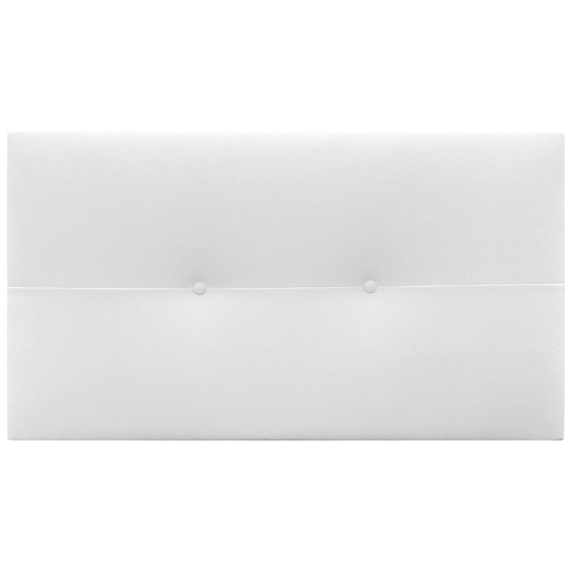 DHOME Cabeceira de Tecido AQUALINE Pro cabeceiras Cabeceira estofada Cama de Luxo (Branco, 95cm) - 3