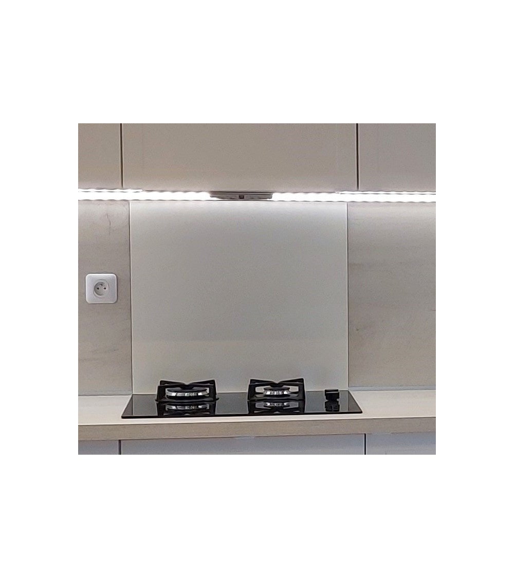 Crédence Aluminium Blanc Pur ral 9010 SAT H 60 cm x L 60 cm - 6