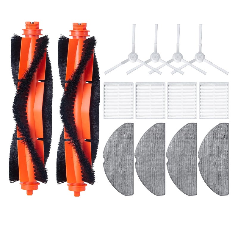 Kit Di Ricambio Per Xiaomi Robot Vacuum 5 E 5 Pro – Spazzole, Filtri HEPA, Panni Mop E 6 Sacchetti Polvere Da 3.3L, 6 Pezzi Cad.