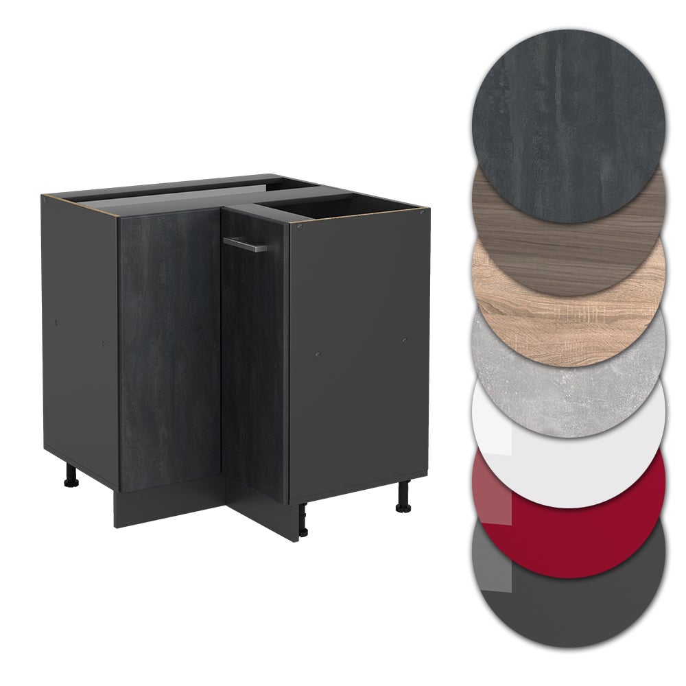 Vicco Meuble dangle R-Line, Béton noir, 75.6cm sans PT - 5