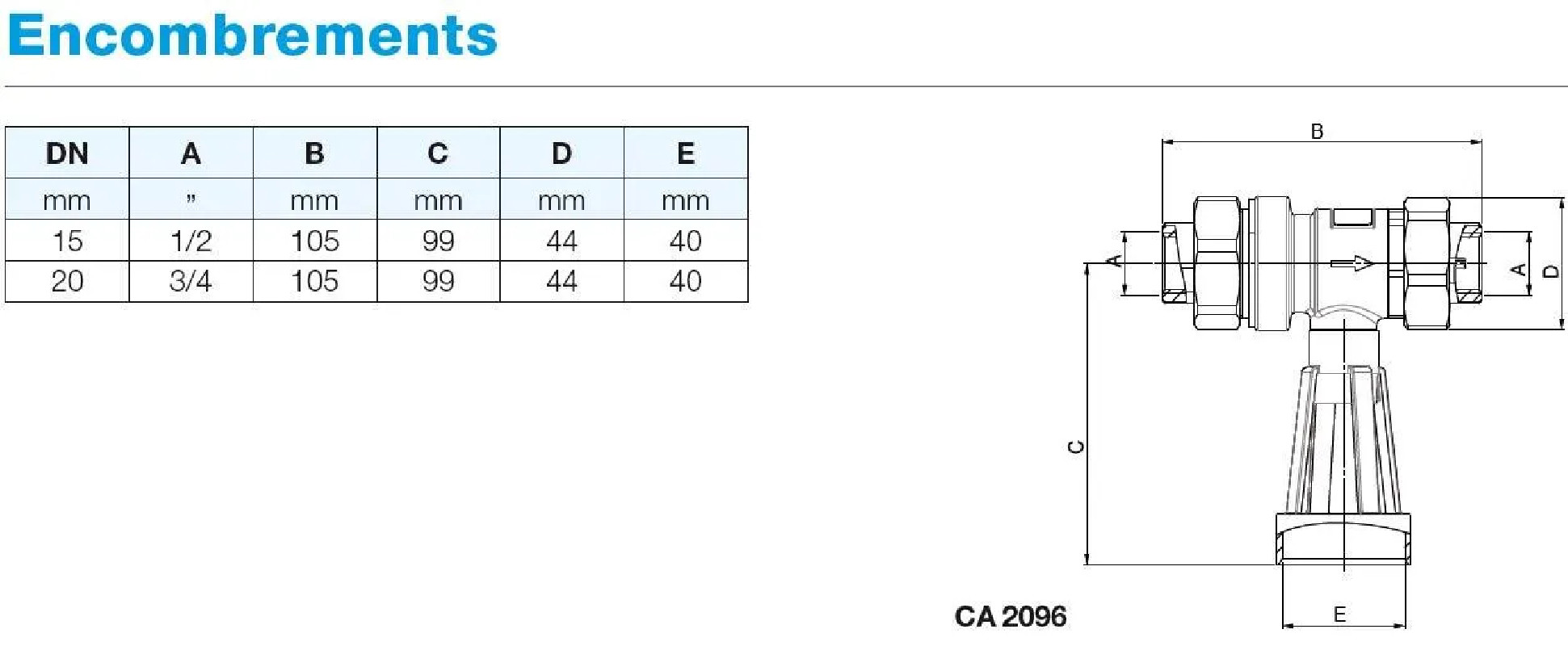 Disconnecteur SOCLA ACS-NF non contrôlable CA 2096 FF 1/2 - 5