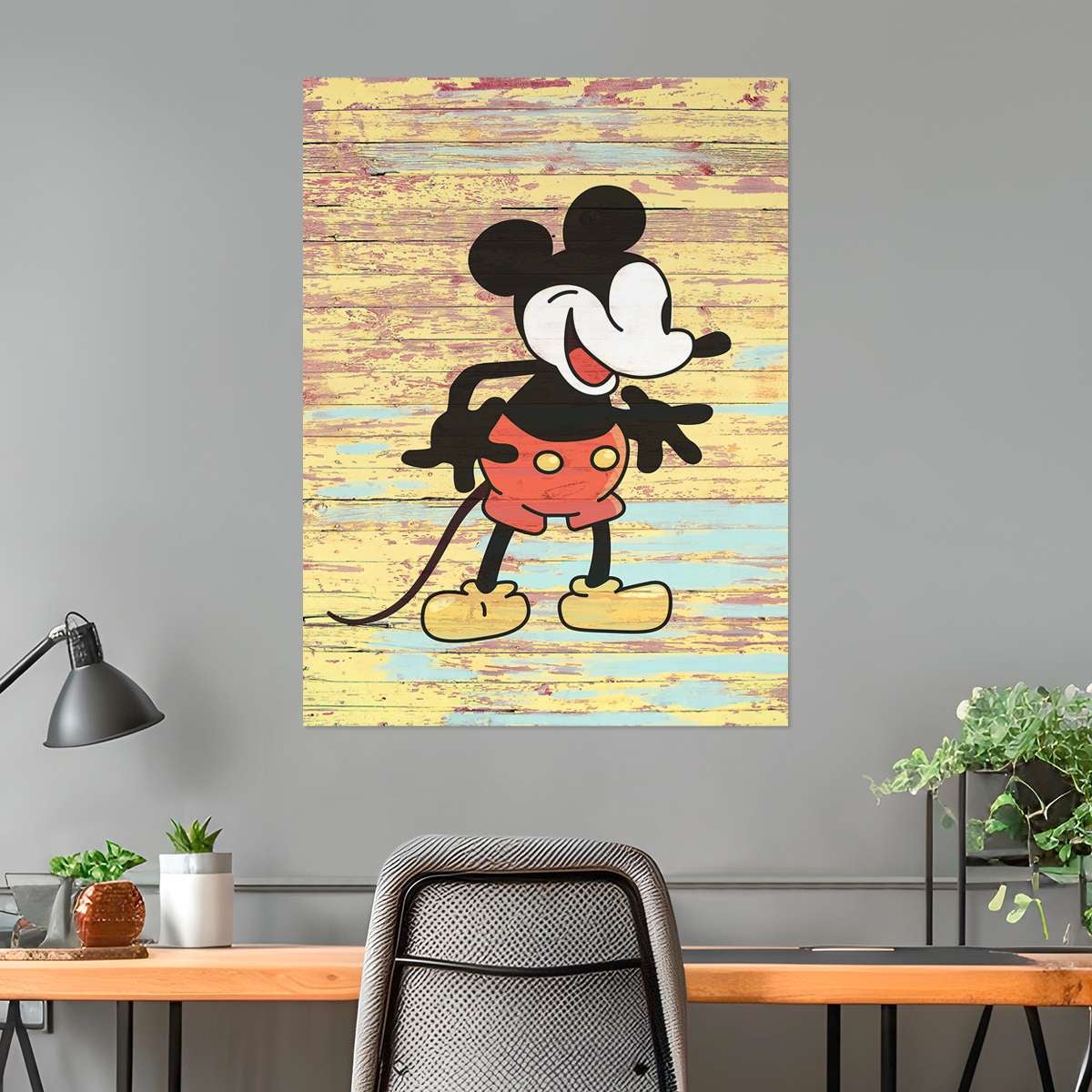 Poster topolino, Vintage Mickey (stampa su carta, 70x50 cm, senza cornice) - 3