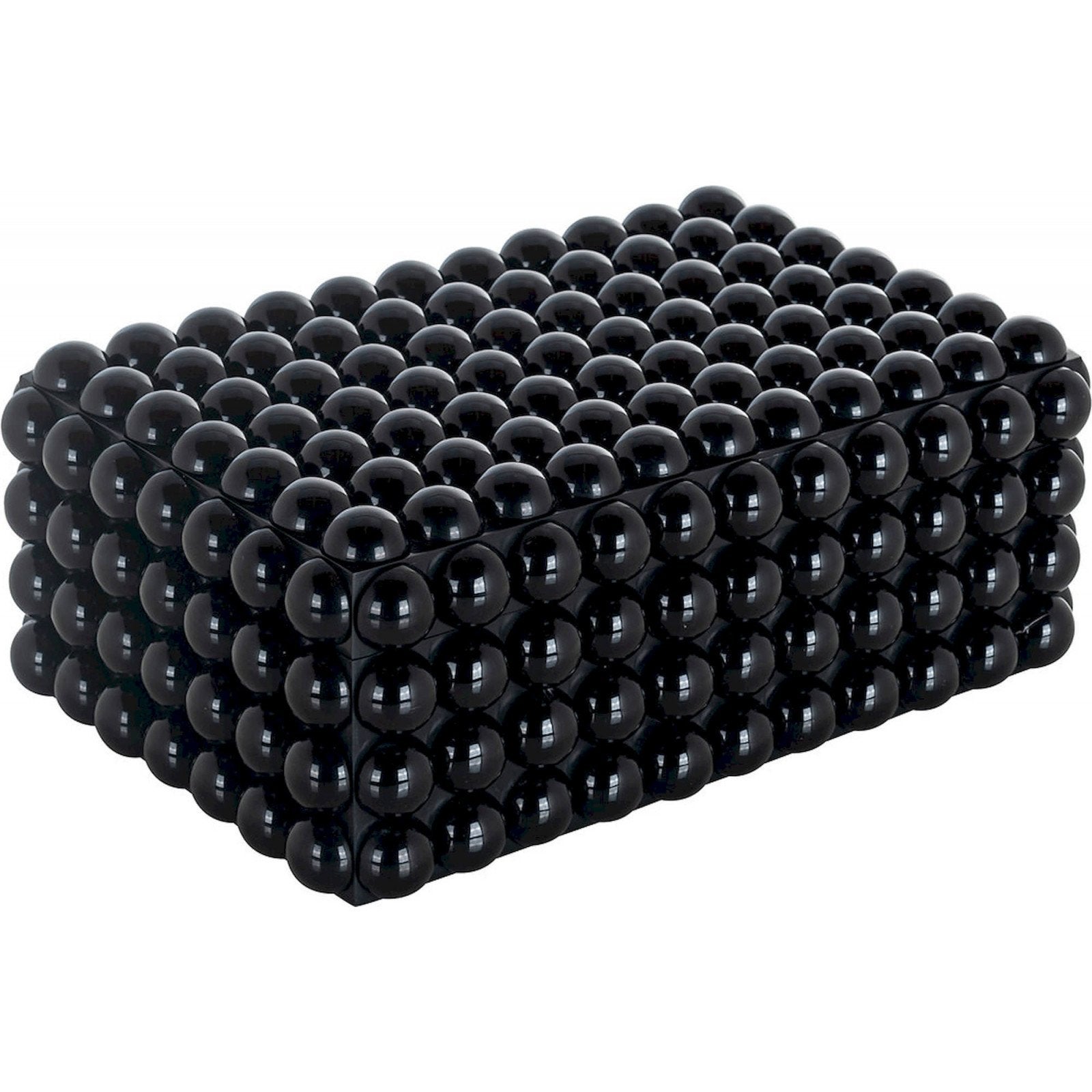 Boîte à bijoux Batool grand 33 x 22 x 13 cm Noir intense | Leroy Merlin