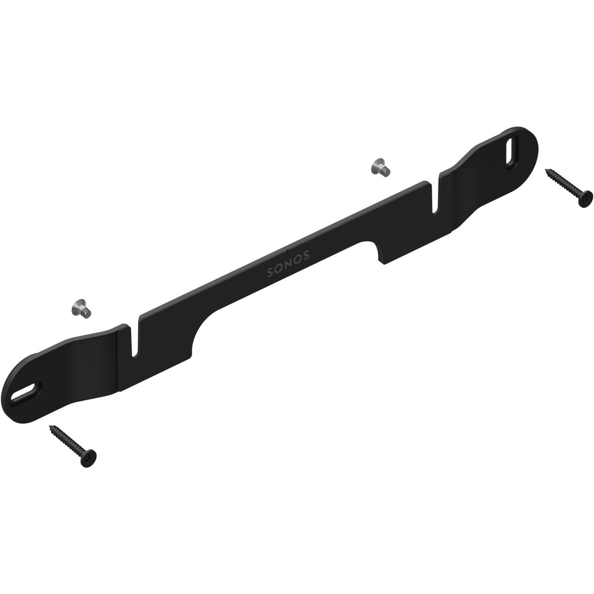 Support Mural Pour Enceinte Sonos Ray - Charge Max 2 Kg, Noir - Fixation Solide Avec Gestion De Câbles Intégrée