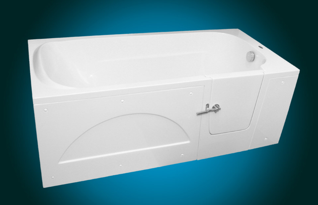 Baignoire à porte EULALIE porte à droite 150x76x60 cm