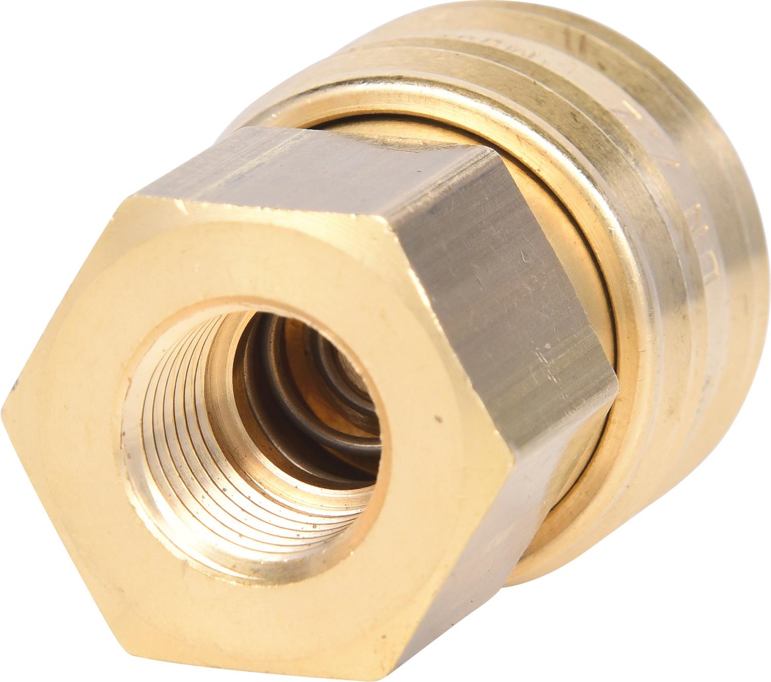 Coupleurs Filetés Mâles KS TOOLS G1/4 - Laiton, Longueur 40mm, Neufs, Pour Raccords Hydrauliques/pneumatiques