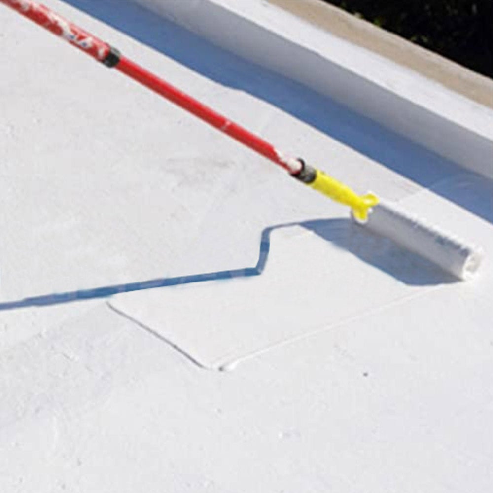 Peinture Caoutchouc Imperméable ECO (Blanc, 20kg) - Imperméabilisation pour toitures, terrasses, patios extérieurs... - 2