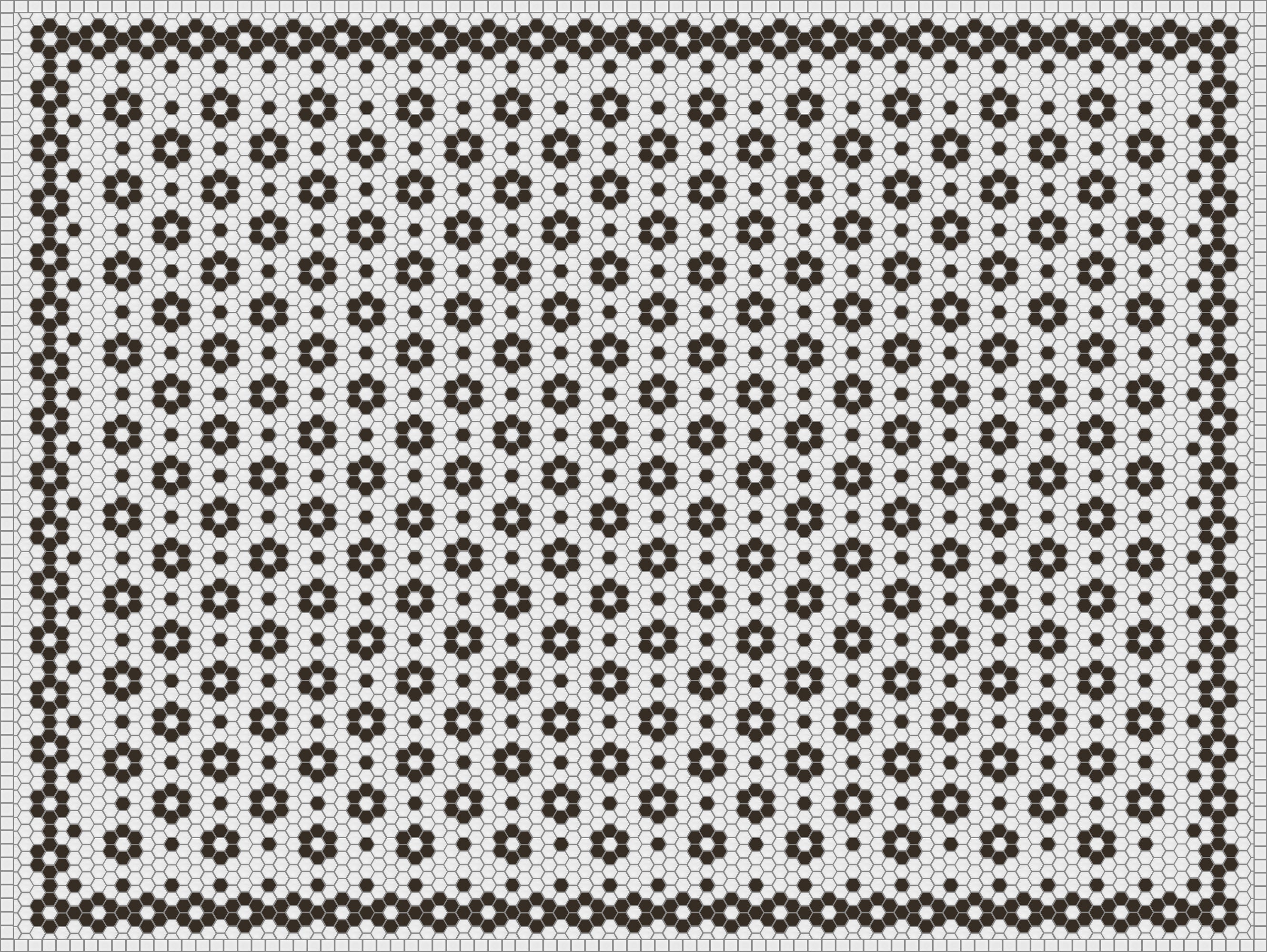 Dywan winylowy Becky 100x133 cm - antypoślizgowa wykładzina PVC do kuchni lub salonu, wodoodporna, zmywalna, trudnopalna