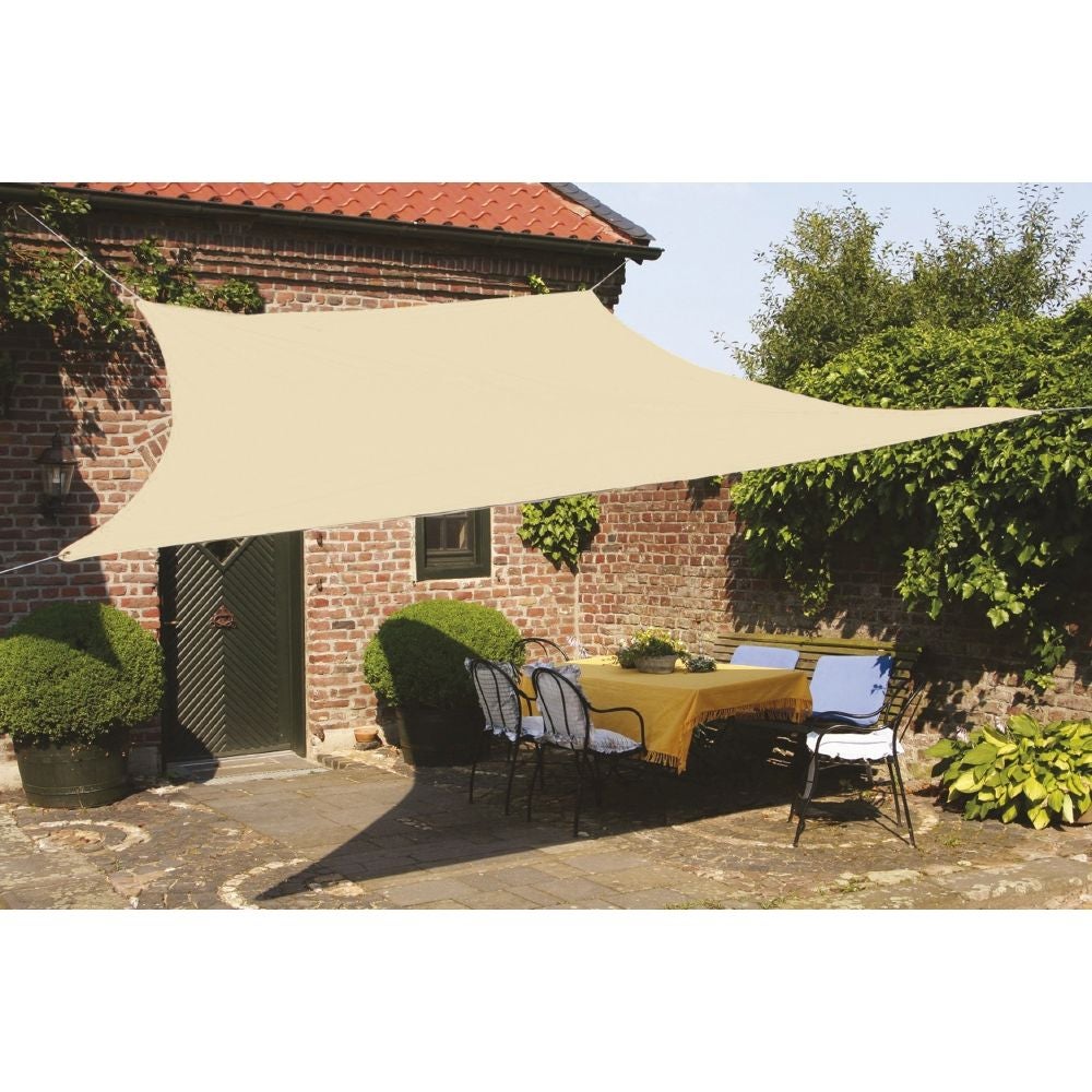 Vela Protezione UV FRASCHETTI Vela Ombregiante Quadrata 3x3 Metri Verde - Telo Copertura Giardino E Terrazzo Tende A Vele - 14