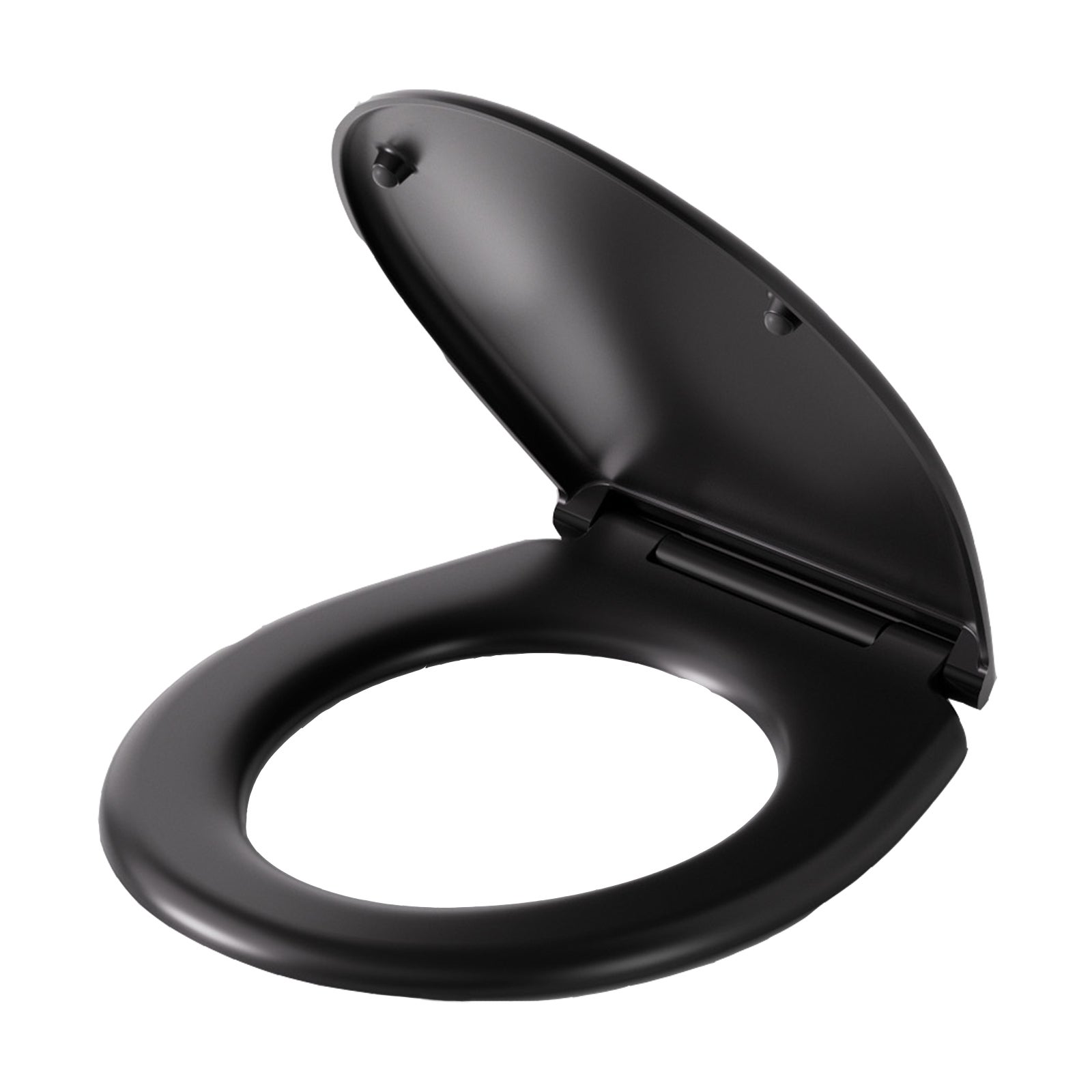 Abattant De WC, Beau Siège De Toilette En Résine, Fermeture Lente, Charnières Stables, Facile à Nettoyer, Avec Bouton De Libération Rapide, Pour Salle De Bain, Imitation Marbre Noir