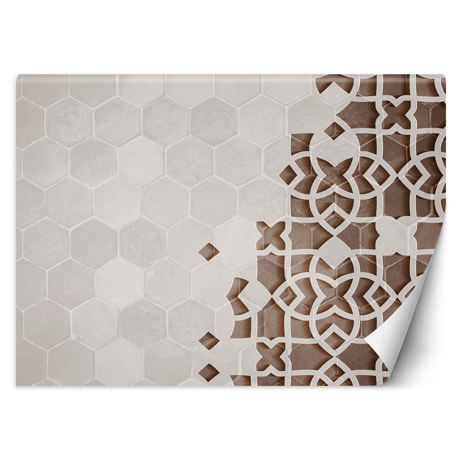 Fototapeta, Biały Geometria Mandala 250x175