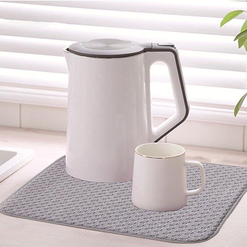 Zestaw 4 chłonnych mat do suszenia naczyń z mikrofibry na blat kuchenny, ociekacz 45,7 x 61 cm