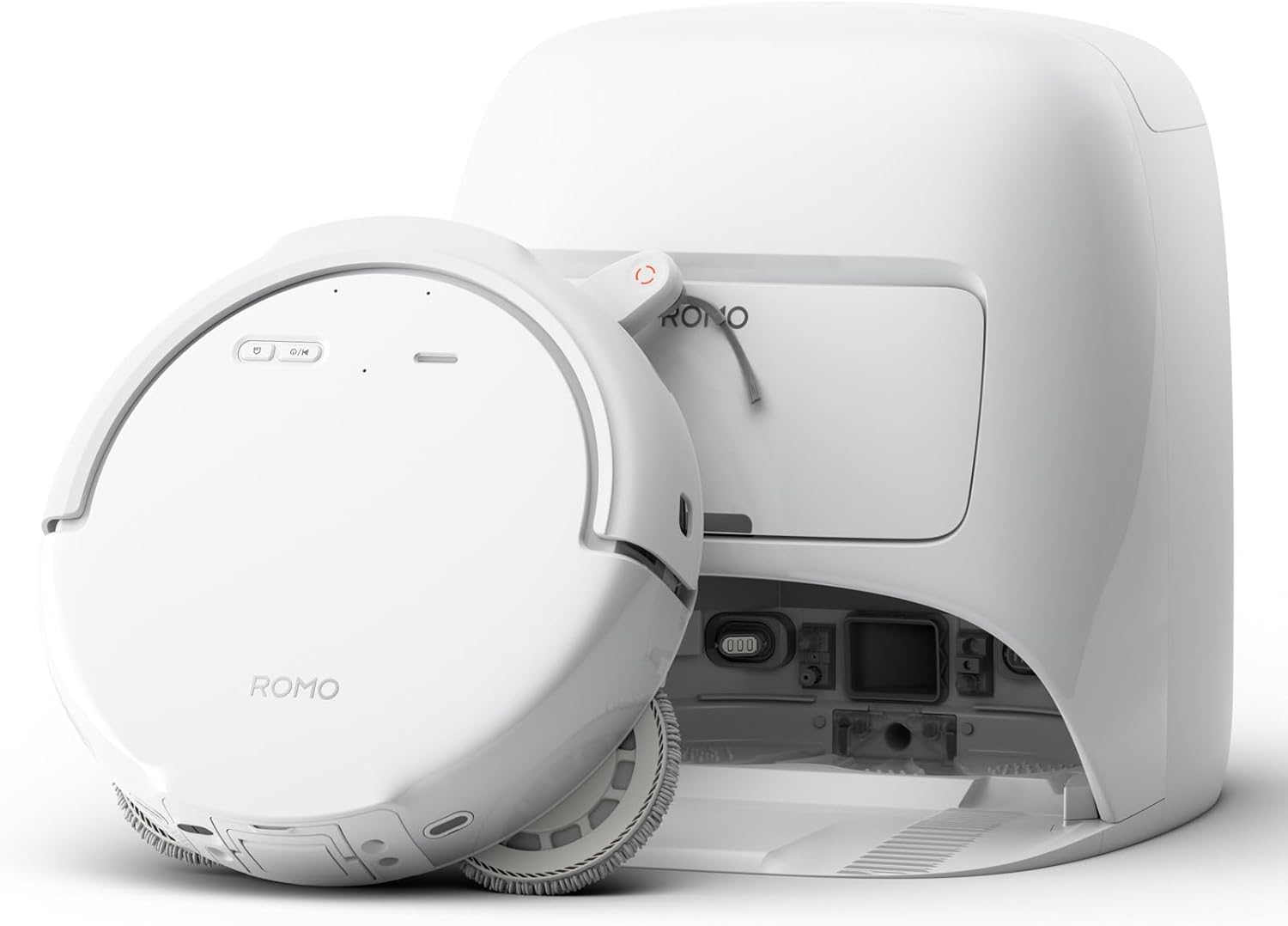 Dji Romo S, Robot Aspirador Y Fregona Con Base De Carga, 25000 Pa, 260 Ml, Blanco , Leroy Merlin
