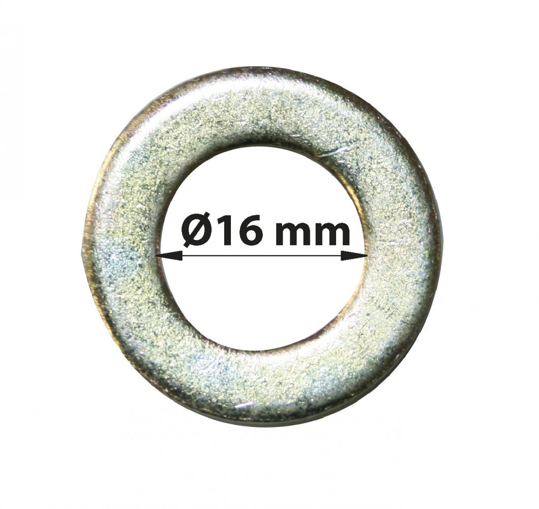 Lot de 4 rondelles acier zingué, H.3 x L.30 x P.30 mm - 2