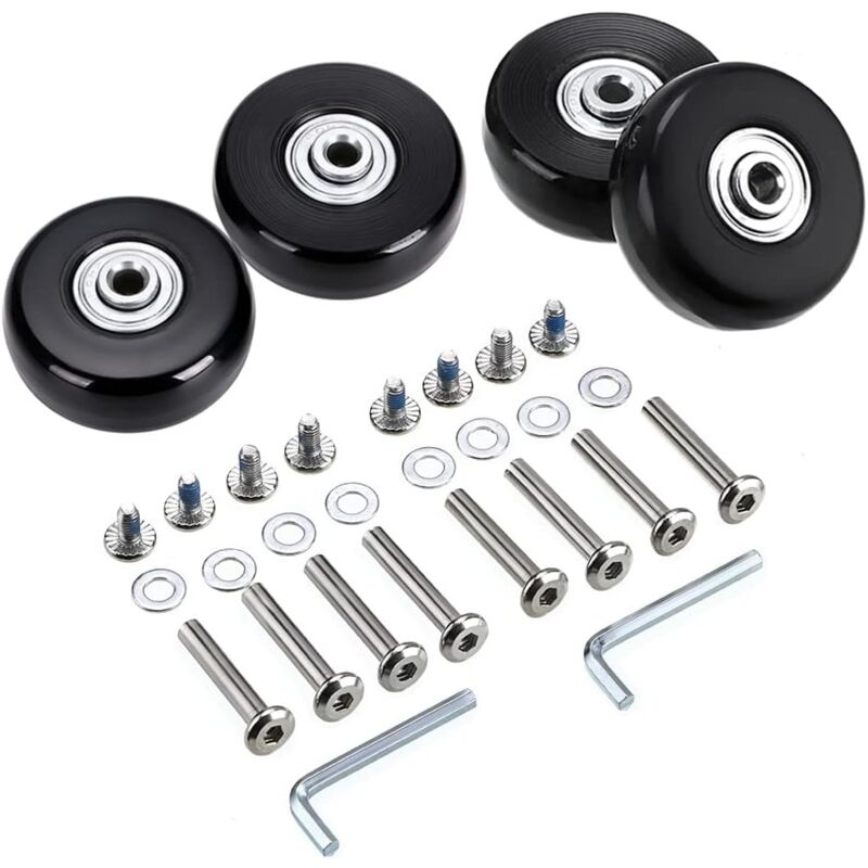 Kit De 4 Roues De Rechange Pour Valise - Diamètre 60x18mm - Marque Uxcell - Neuf