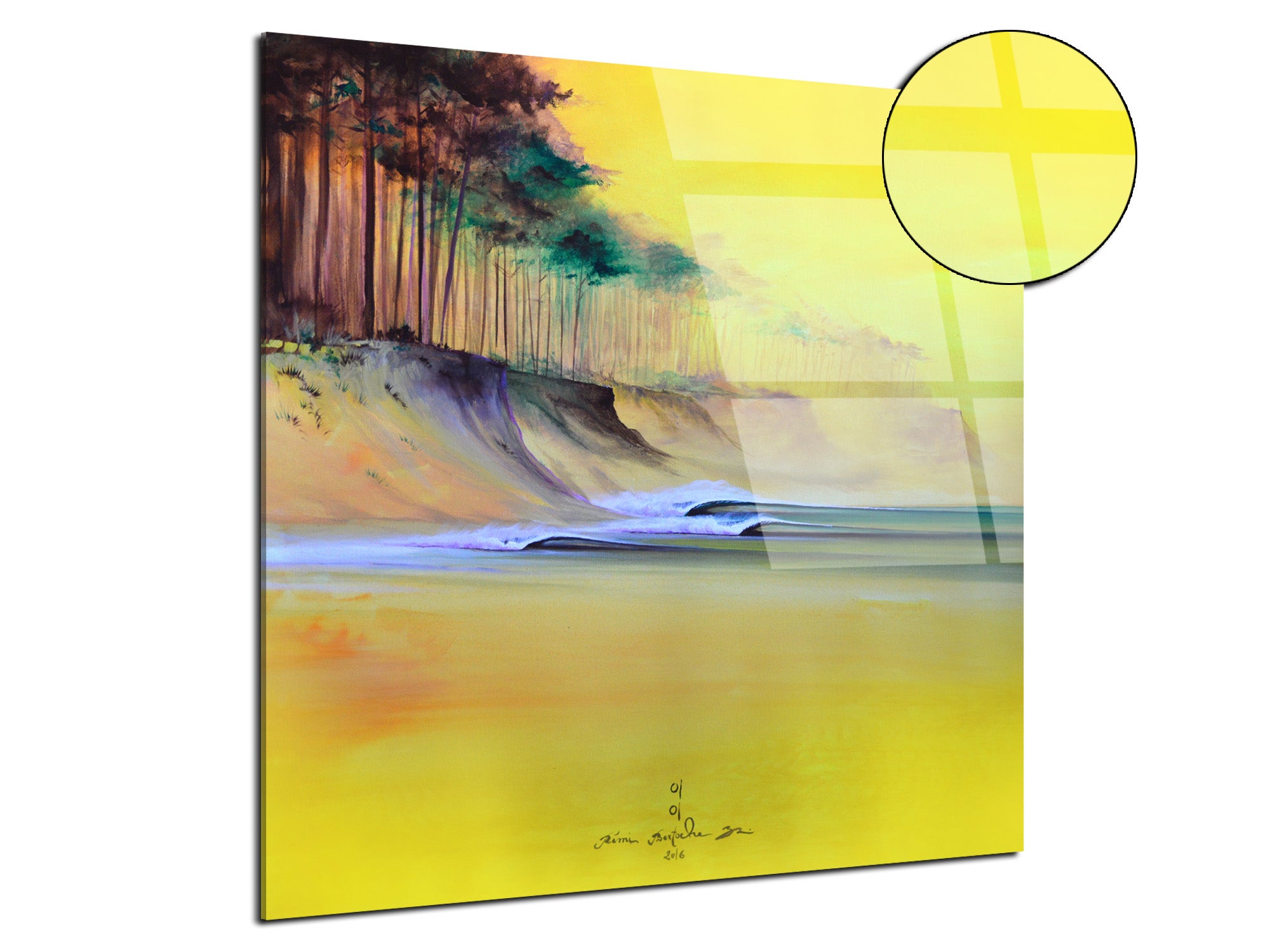 Reproduction peinture Artiste Rémi Bertoche sur plexiglas imprimée — free download