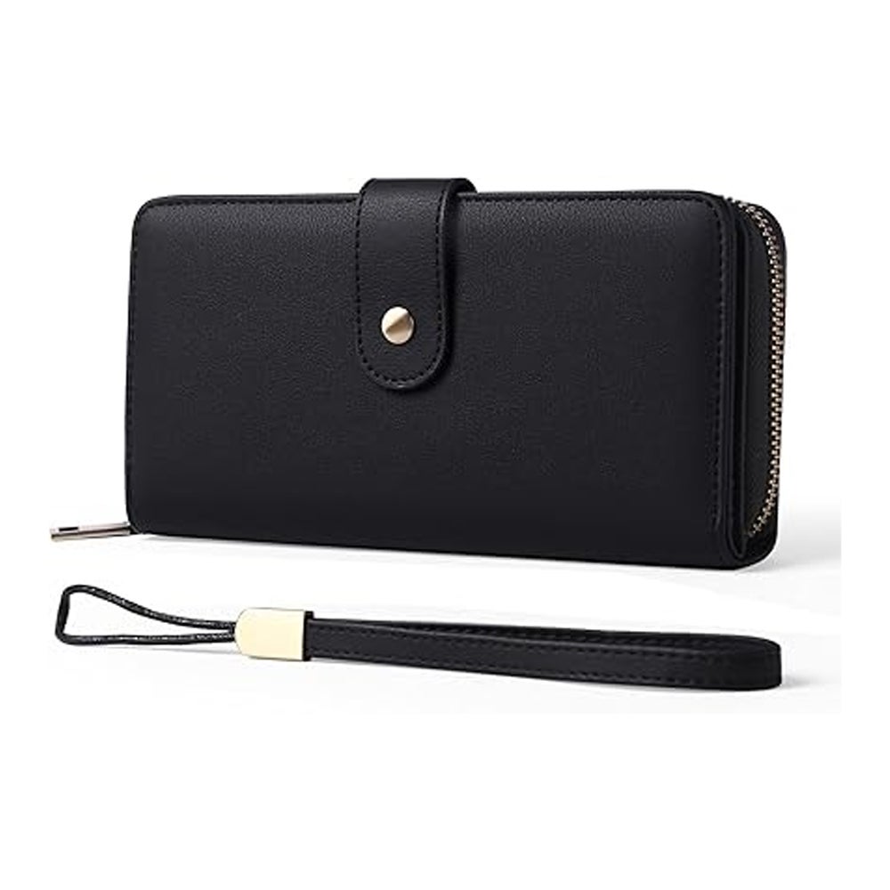 XKSOCT Mini Portefeuille Cuir Femme Avec Porte-Clés – Petit Porte-Monnaie Compact Zippé – Idéal Voyage & Quotidien