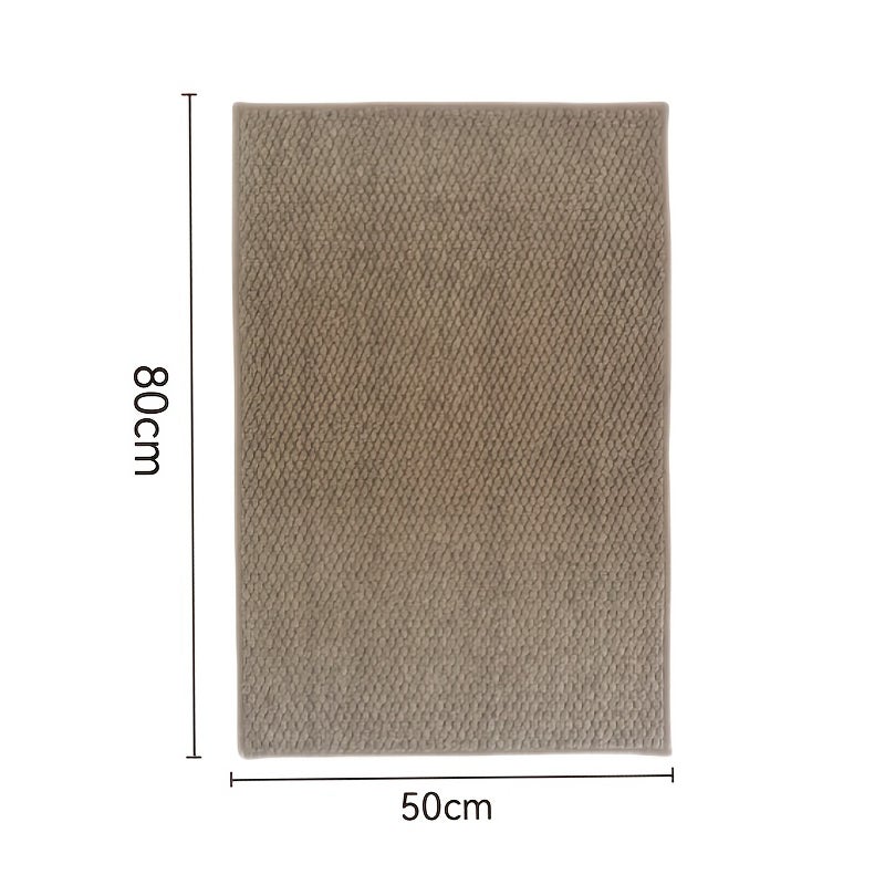 Tapete arranhador de corda natural entrançada, tapete durável para animais de estimação, tapete para pata de gato, castanho, 50 x 80 cm - 2